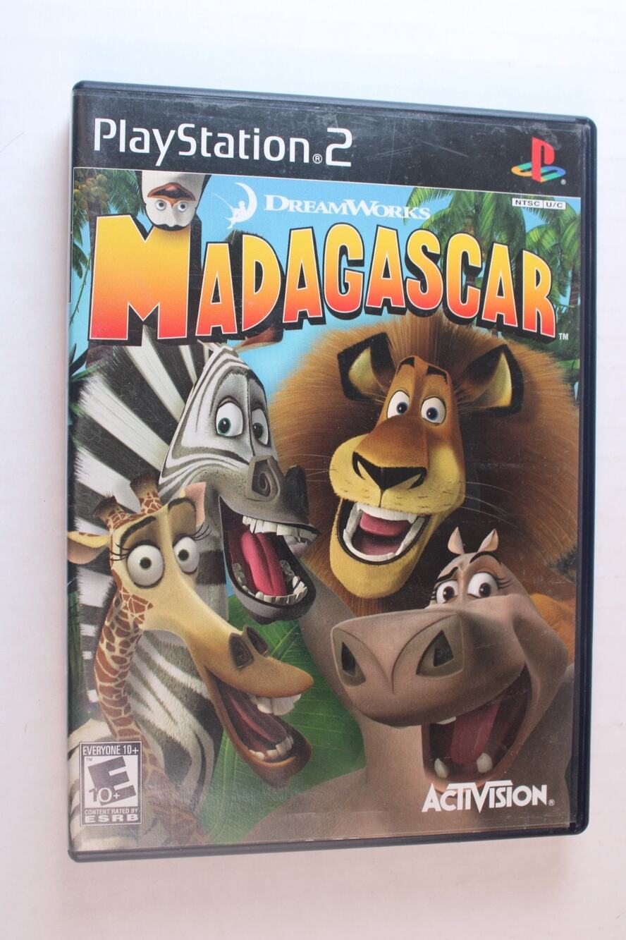 Madagascar (Sony PlayStation 2, 2005, PS2) Authentic, Complete, Tested/works